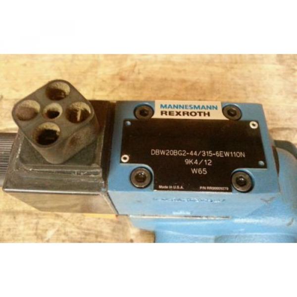 Mannesmann Rexroth DBW20BG2-44/315-6EW110N-9K4/12-W65 Hydraulic Control Valve #2 image