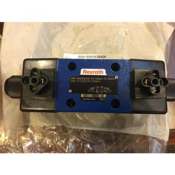 REXROTH DIRECTIONAL VALVE 4WE10G33/CW110N9K4 R900536428 Origin #1 image