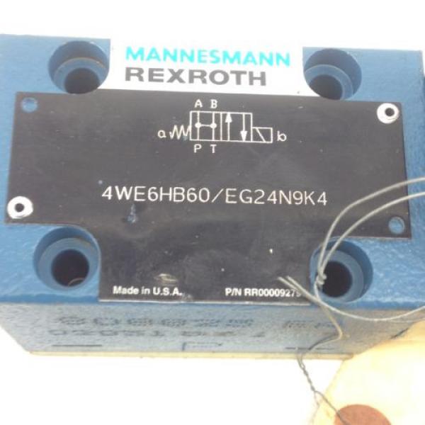 Origin REXROTH 4WE6HB6X / EG24N9K4 DIRECTIONAL CONTROL VALVE  FAST SHIP H152 #2 image