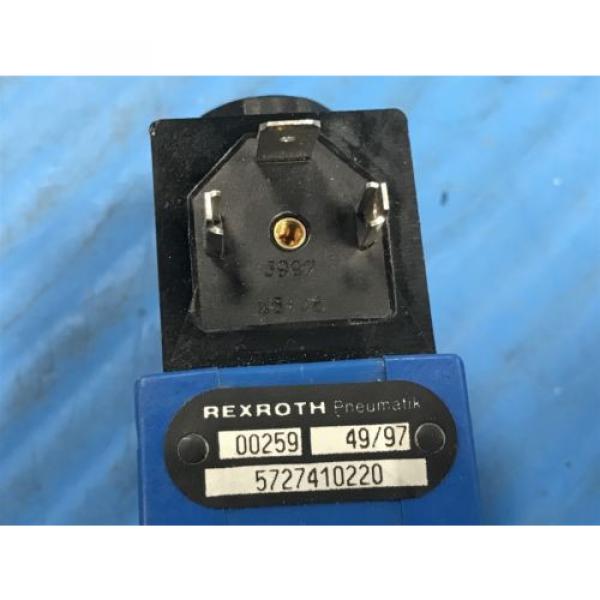 USED REXROTH PNEUMATIK 5727410220 PNEUMATIC VALVE 572 U3 #2 image