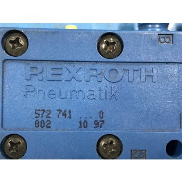 USED REXROTH PNEUMATIK 5727410220 PNEUMATIC VALVE 572 U3 #8 image