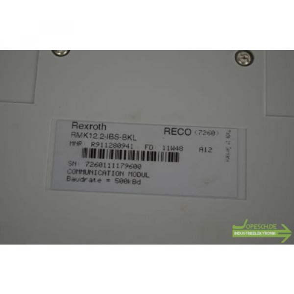 Rexroth Indramat RECO RMK122-IBS-BKL Communication Module #2 image