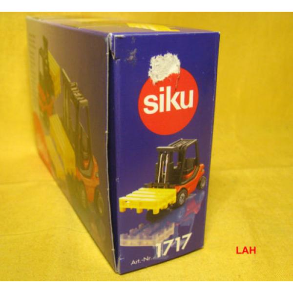 SIKU SUPER SERIE 1:55 Metall 1717 Linde - Gabelstapler Forklift Truck rar OVP #2 image