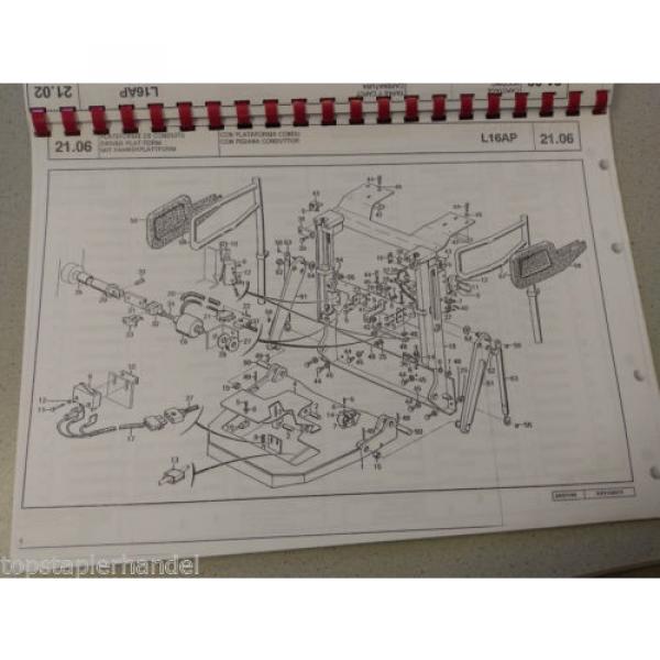 Ersatzteilbuch Linde GabelstaplerL16 - L16AP Serie 365 ab 06/89 #2 image