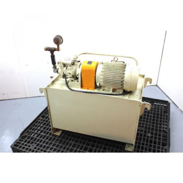 Daikin 5hp Hydraulic Unit V38A2R-95 Piston Pump 423 Gallon Tank Press Comp #2 image