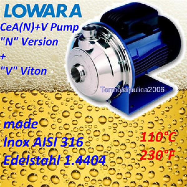 Lowara CEA AISI316+V Centrifugal Pump CEA370/1N/D+V 1,1KW 1,5HP 3x400V 50HZ Z1 #1 image