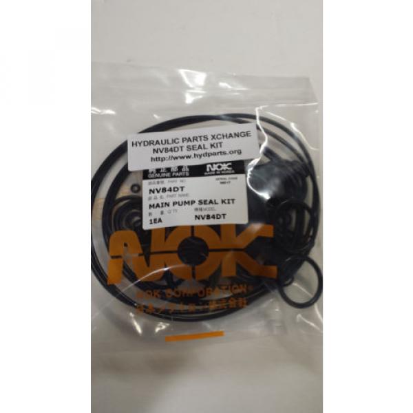 NEW REPLACEMENT SEAL KIT FOR KAWASAKI NV84DT  PUMP FOR HYDRAULIC EXCAVATOR #1 image