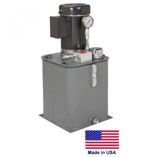 HYDRAULIC POWER SYSTEM Self Contained - 230/460V - 3 Ph - 2 Hp - 5 Gal Reservoir #1 image