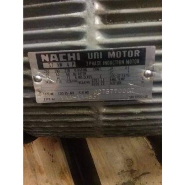 Nachi Variable Vane Pump Motor_VDC-1B-2A3-1048A_LTIS85-NR_UVC-1A-1B-3.7-4-1048A #6 image