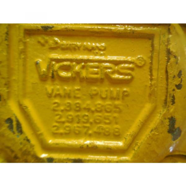 CATERPILLAR HYDRAULIC PUMP 1U2039 VICKERS F10-3525VQ30A #4 image