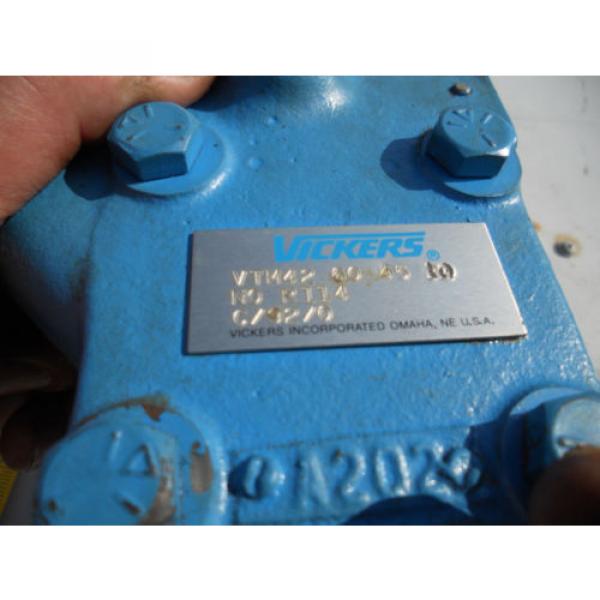 VICKERS VTM42 60 55 10 NO R114 Origin OLD STOCK Hydraulic Pump #1 image