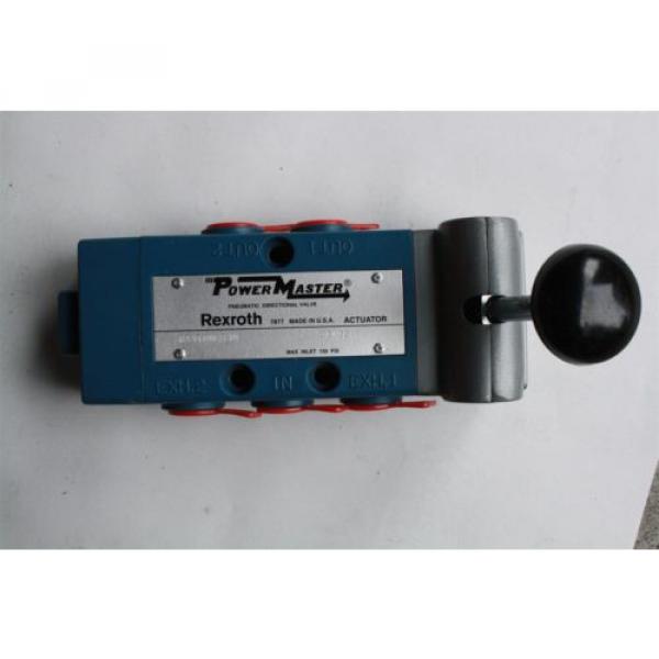 Rexroth Powermaster PT-034101-00114, R431008530, Lever Operated Pneumatic Valve #1 image