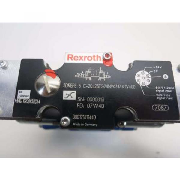 Origin REXROTH 4WRZE10W6-85-70/6E624N9ETK31/A1D3V HYDRAULIC SOLENOID VALVE D518078 #7 image