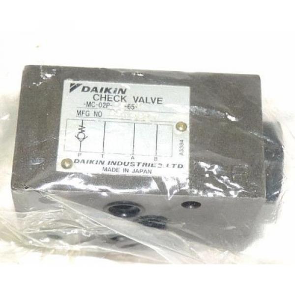 Origin DAIKIN MC-02P-05-65 CHECK VALVE MC02P0565 #1 image