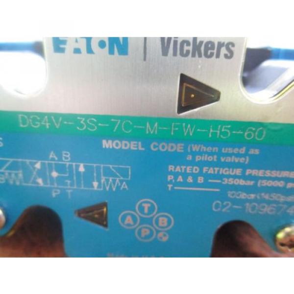 Origin EATON VICKERS HYDRAULIC VALVE DG4V-3S-7C-M-FW-H5-60 #2 image