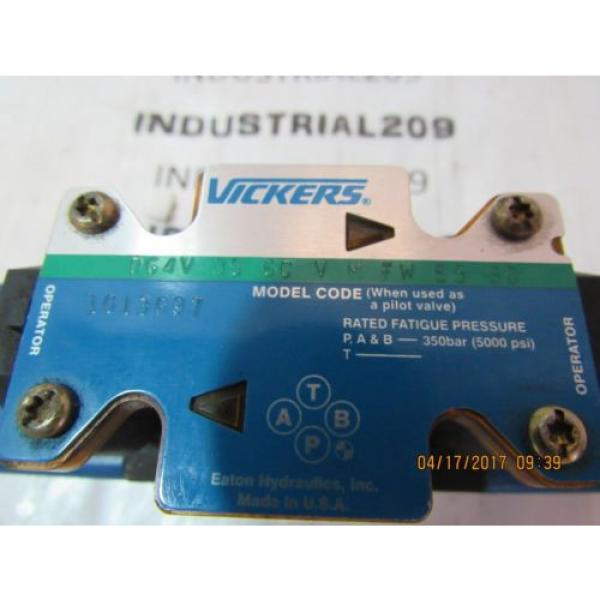 VICKERS HYDRAULIC VALVE DG4V3SVMFWB560 Origin #5 image