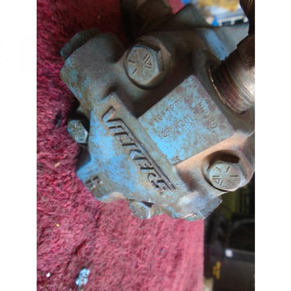 Vickers Hydraulic Pump - Model# V10F1P6B - 12B5K20L turns well #5 image