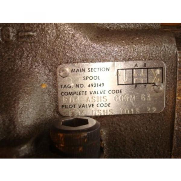 VICKERS HYDRAULIC PUMP CONTROL VALVE FD4 ASHS CO6M 63 AE39 #4 image