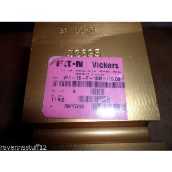 VICKERS VF1-16-F-10H-/1500 HYDRAULIC VALVES Origin NO BOX #2 image