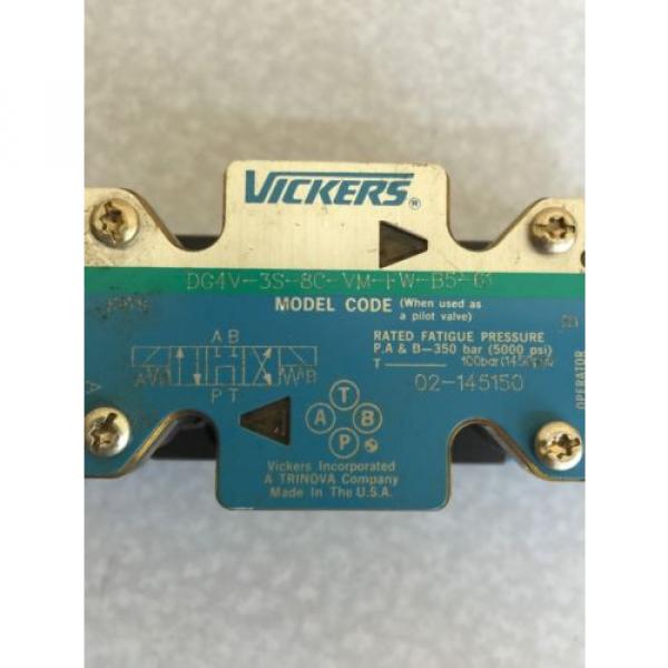 Origin VICKERS HYDRAULIC SOLENOID VALVE DG4V-3S-8C-VM-FW-B5-61 #2 image