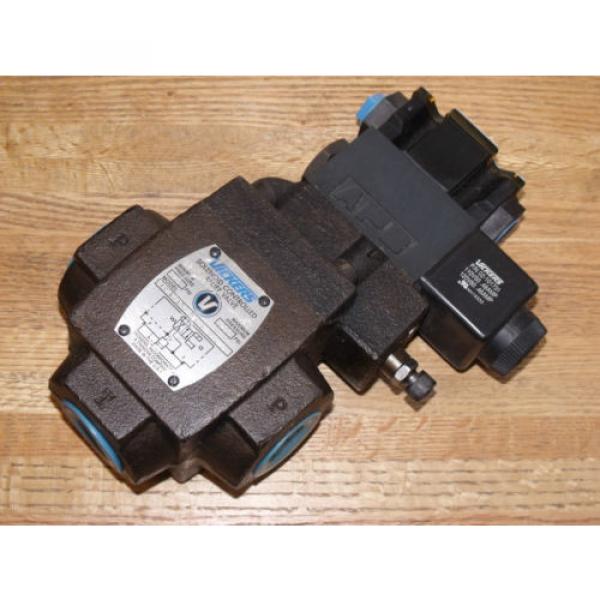 Vickers CT Solenoid Hydraulic Relief Valve CT5101ABMFAB5100 Range 125-1000 1#034;npt #1 image