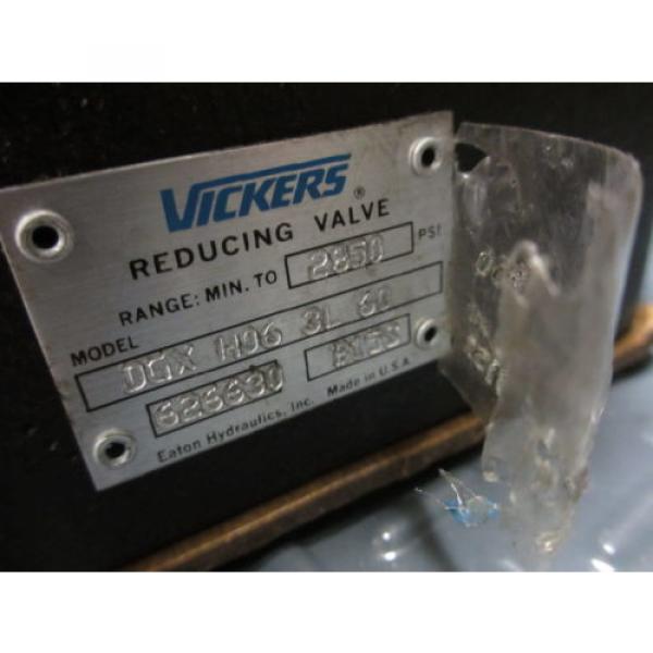 Vickers DGX H06 3L 60 Hydraulic Pressure Reducing Valve 2850psi 626630 NOS #2 image