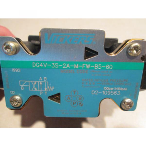 Origin VICKERS DG4V-3S-2A-M-FW-B5-60 120V-AC HYDRAULIC SOLENOID VALVE #2 image