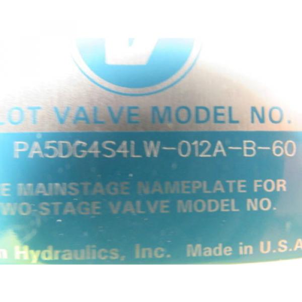 Vickers 880027  PA5DG4S4-LW-012A-B-60 Hydraulic Control Valve #8 image