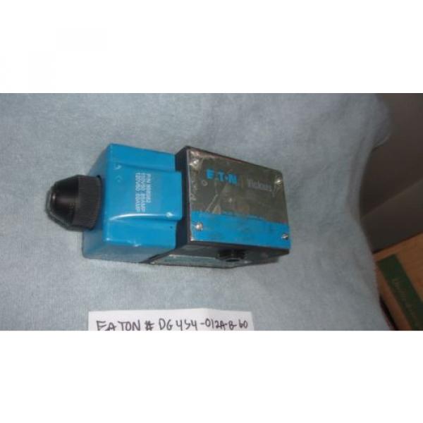 EATON DG4S4-012A-B-60 VICKERS REVERSIBLE HYDRAULIC CONTROL VALVE FREE SHIPPING #4 image