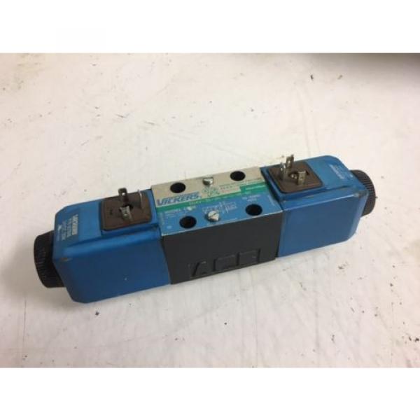 Vickers Hydraulic Valve, DG4V-3S-2N-M-U-H5-60, 24V Solenoid, Used, WARRANTY #1 image