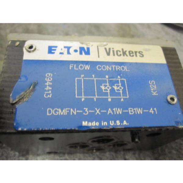 Origin VICKERS FLOW CONTROL VALVE # DGMFN-3-X-A1W-B1W-41 #2 image