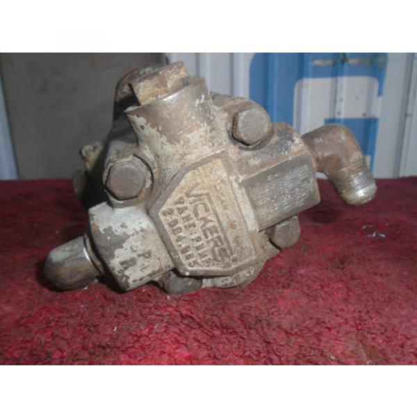 Vickers Hydraulic Pump - Model# V10F 4P5-1 8C 5F 20 L turns well #1 image