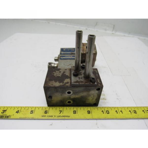 Vickers FNM 3AK-30-JA DG4M4-32A-20-JA Mini Directional Valve Flui-Trol 100V Coil #4 image