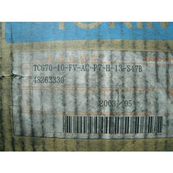 TOKIMEC VICKERS HYDRAULIC RELIEF VALVE TCG70-10-FV-AC-P7-H-13-S47B 48263330 Origin #2 image