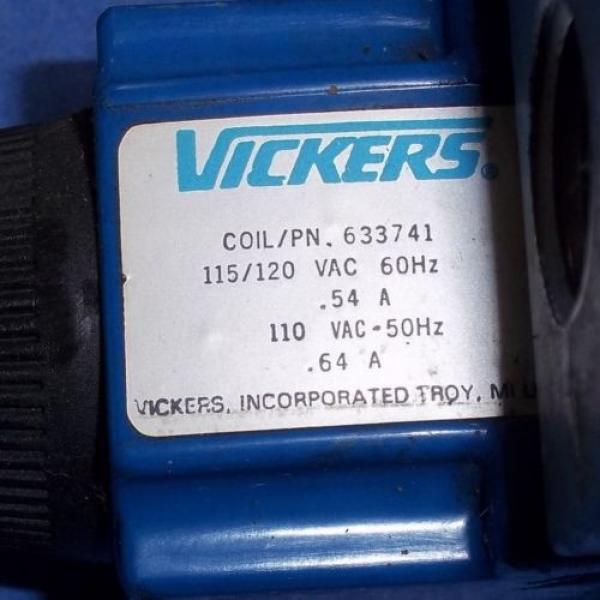 VICKERS 110/120V 54/64A 5000 PSI HYDRAULIC PILOT VALVE, DG4V-3-2AL-MPB-WLB-40 #3 image