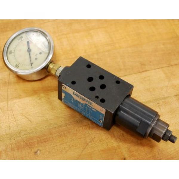 Vickers DGMX2-3-PP-AW-S-40 Hydraulic Pressure Valve with Gauge #1 image