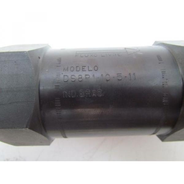 Vickers DS8P1-10-5-11 Steel Line Mounted Check Valve 3000psi Hydraulic 50 GPM #9 image