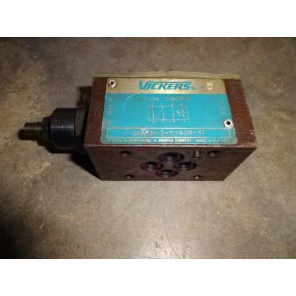 VICKERS DGMFN-3-Y-A2W-41 FLOW CONTROL VALVE #1 image