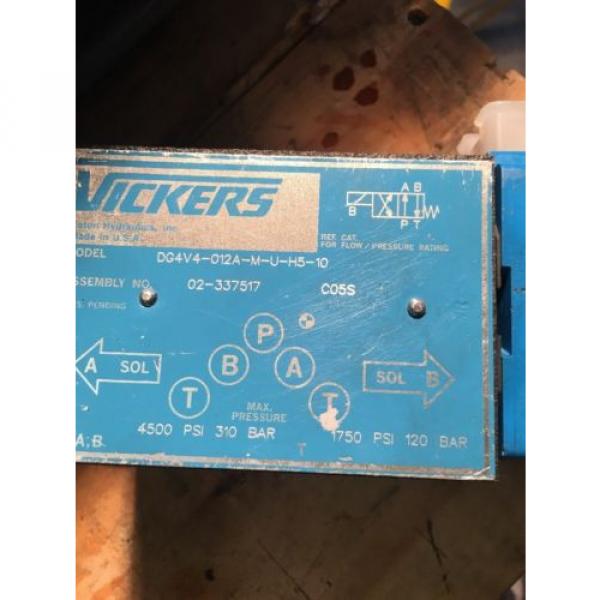 EATON VICKERS DG4V4 -012A-M-U-H5 -10 HYDRAULIC DIRECTIONAL CONTROL VALVE #8 image