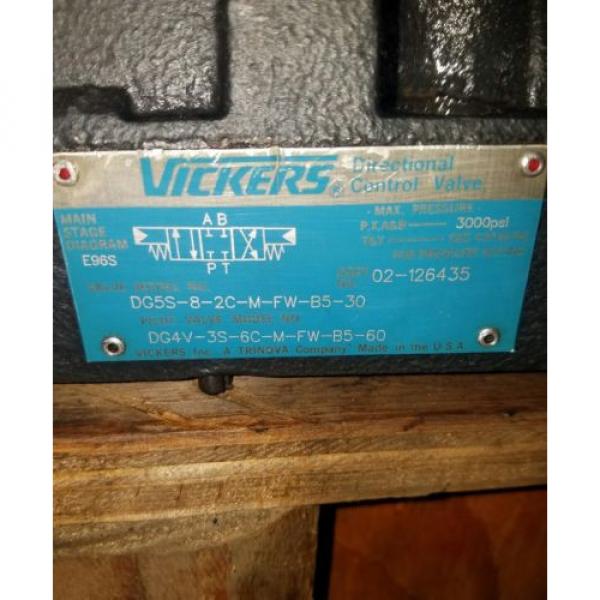 Vickers DG5S-8-2C-M-FW-B5-30 Directional Control Valve Hydraulic Origin #3 image