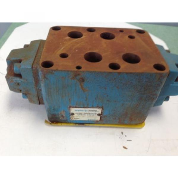 Origin VICKERS D84CCLL, F3DGPC 06 DADB51 HYDRAULIC PILOT OPERATED CHECK VALVE 15 #3 image