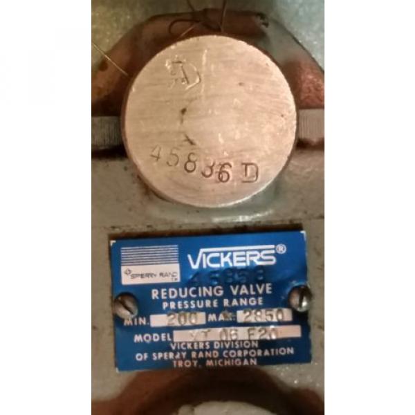 VICKERS REDUCING VALVE XT 06 F20 #6 image