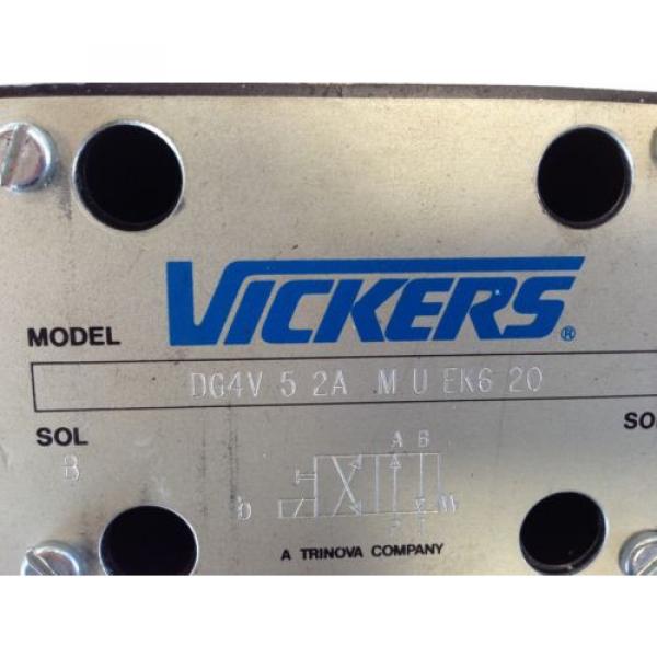 Origin VICKERS DG4V 5 2A M U EK6 20 SINGLE SOLENOID HYDRAULIC DIRECTIONAL VALVE DC #2 image