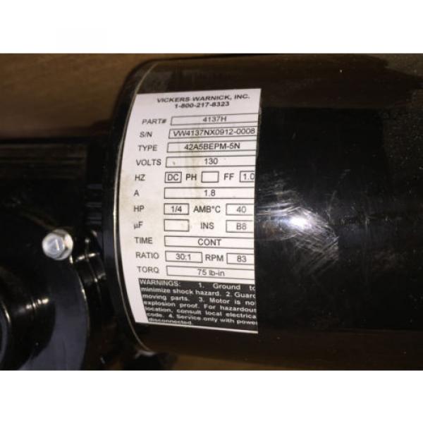 VICKERS Hydraulic Motor 4137H 42A VW4137NX0912 42A5BEPM origin #3 image