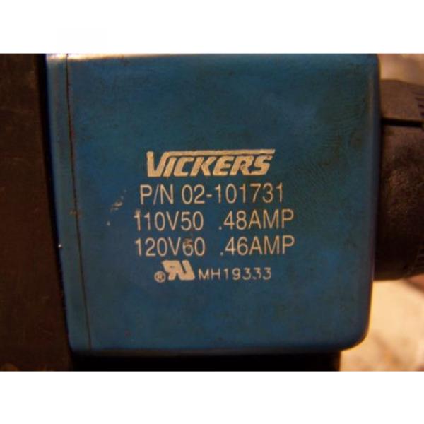 VICKERS DG4V-3S-6C-M-FTWL-B5-60 DIRECTIONAL CONTROL VALVE 120 VAC 46 AMP #6 image