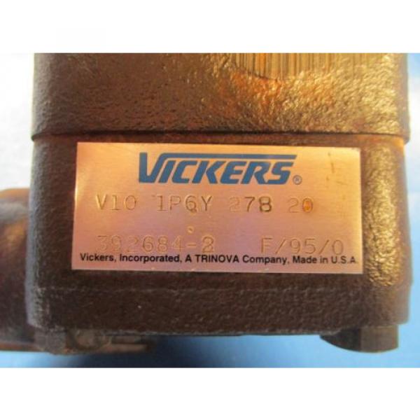 Vickers  Hydraulic Pump V101PGY27B20, V10 1PGY 27B 20, 392684-2 #1 image