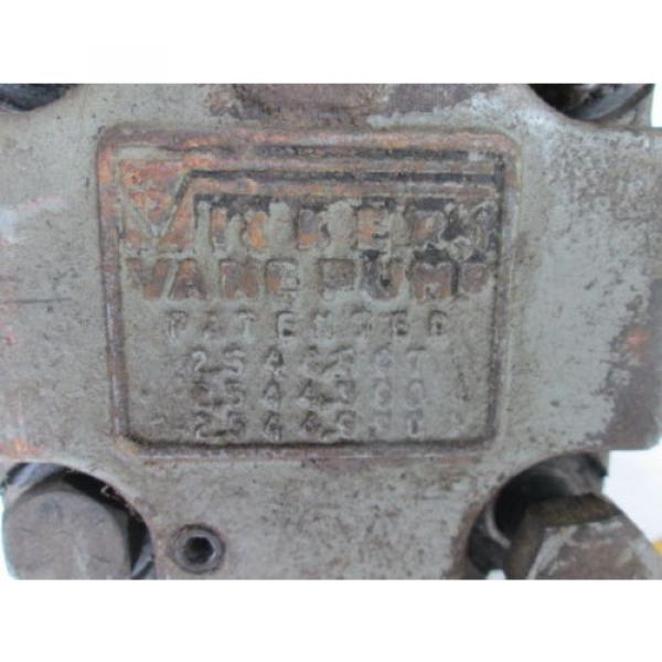 Vickers Hydraulic Vane Pump Stamped 119375 GS #1 image