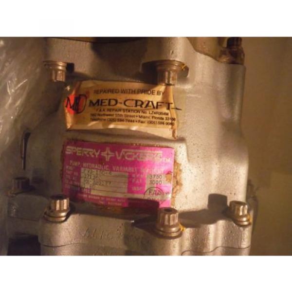 Sperry Vickers hydraulic pump PV3-160-4 MODEL PART # 371380 read ad B 4 bidding #5 image