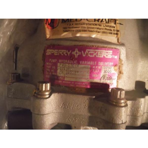 Sperry Vickers hydraulic pump PV3-160-4 MODEL PART # 371380 read ad B 4 bidding #6 image