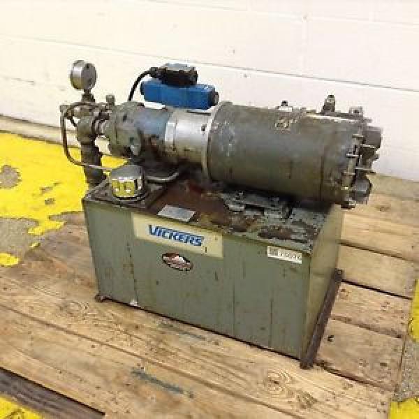 Vickers Hydraulic Power Pack 89J-94004-V7 Used #75076 #1 image